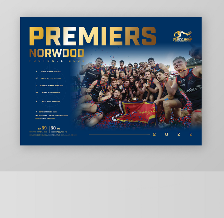 Official Limited Edition Premiership Print - Unframed