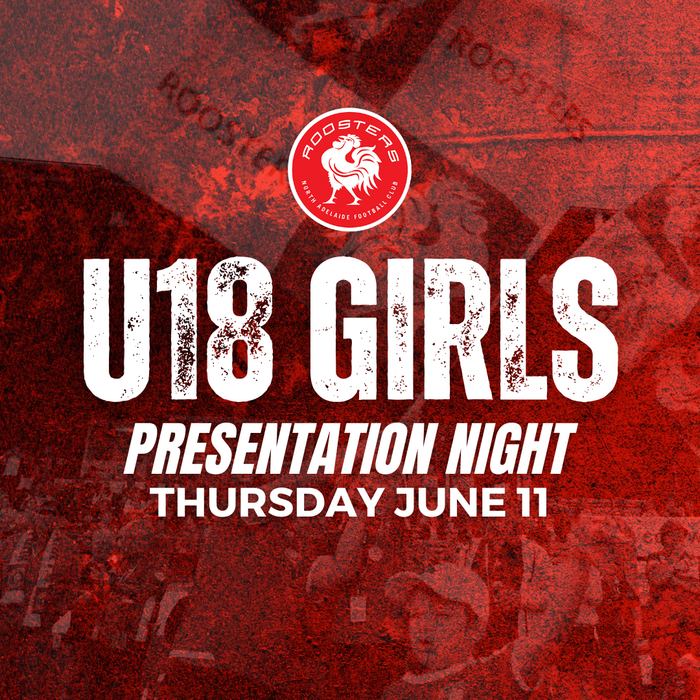 2026 U18 Girls Presentation night 
