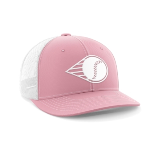 Snapback Perth Heat Hat - Pink and White