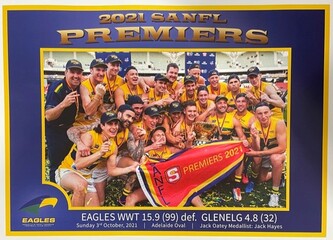 2021 Premiership Team Photo Poster