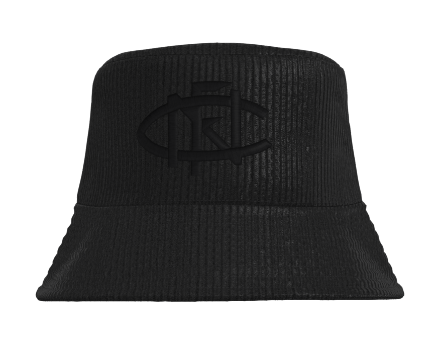 Bucket Hat - Cord Black on Black