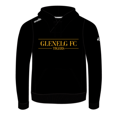 Black Hoody - GFC Gold Print