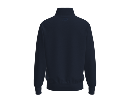 Quarter Zip Jumper - Navy with Red Legs