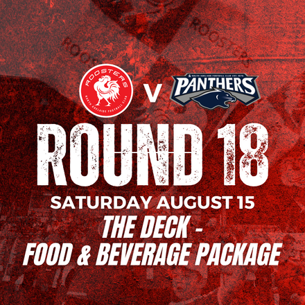 The Deck | Round 18 v South Adelaide - Food & Beverage Package