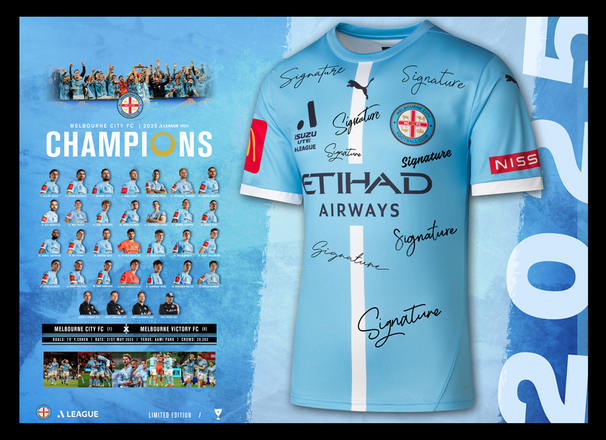 2025 Champions Team Signed Jersey – Limited Edition