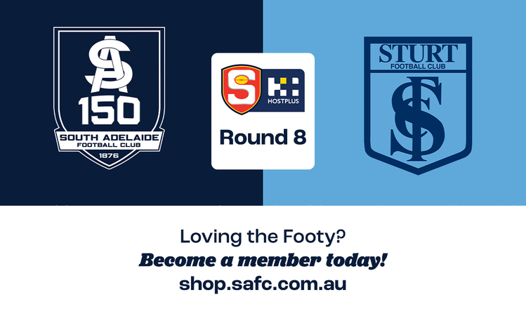 Round 8: South Adelaide FC v Sturt FC Adult Ticket