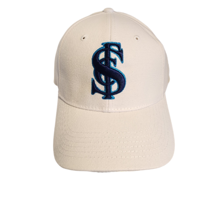 Embroidered White Cap