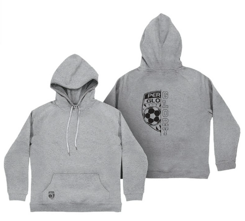 PGFC Youth Hoodie Half Logo Grey