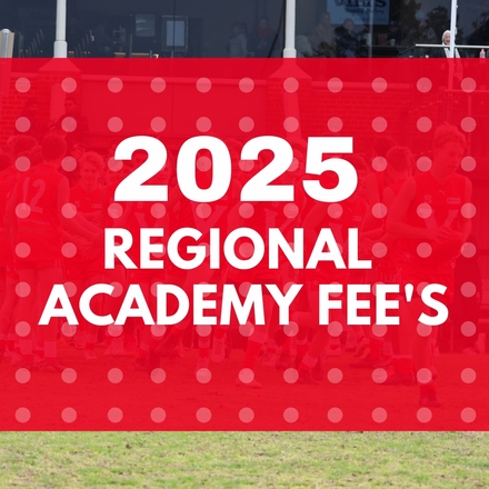 2025 Regional Academy Fee's