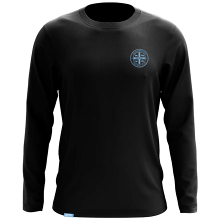 Authentically Melbourne Black Long Sleeve T-Shirt - Adult