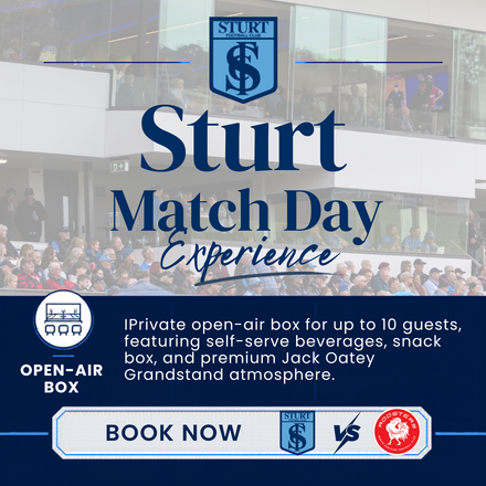 Round 15: Open-Air Box - Sturt vs North Adelaide - Sunday 19 July
