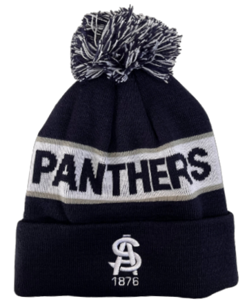 Panthers Pom Pom Beanie