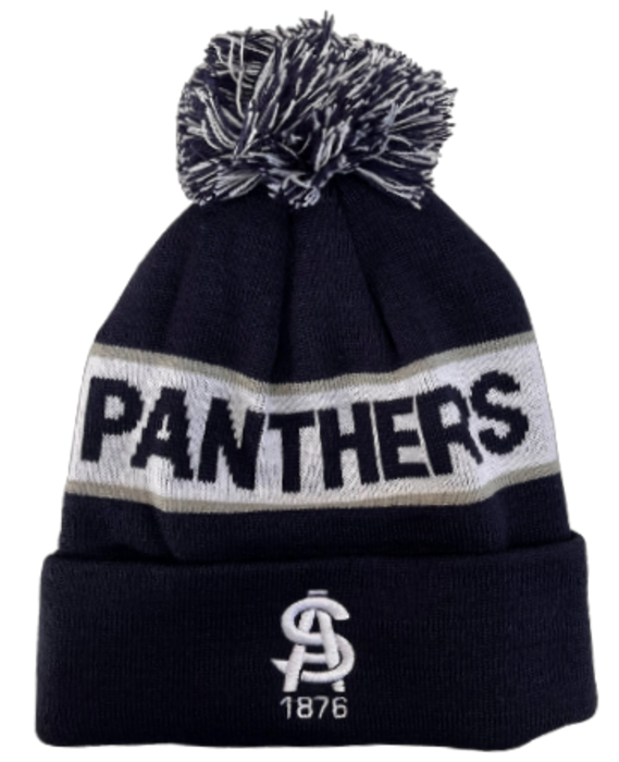 Panthers Pom Pom Beanie