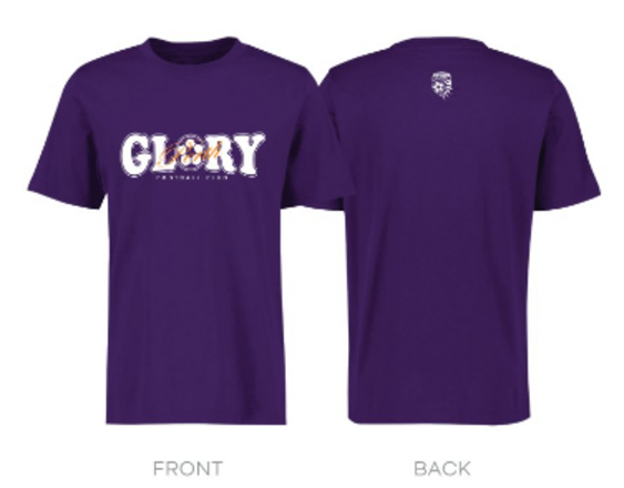 PGFC Adult Supporter Tee - Retro Glory Purple