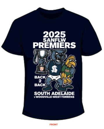 2025 SANFLW Premiership Panthers Tee