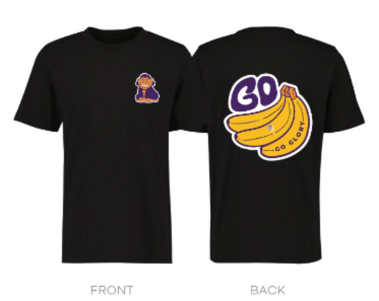PGFC Youth Supporter Tee - Go Bananas Black