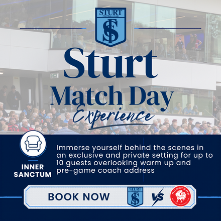 Round 15: Inner Sanctum - Sturt vs North Adelaide - Sunday 19 July