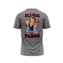 King Panos Range | Cartoon Back T-Shirt (Grey)