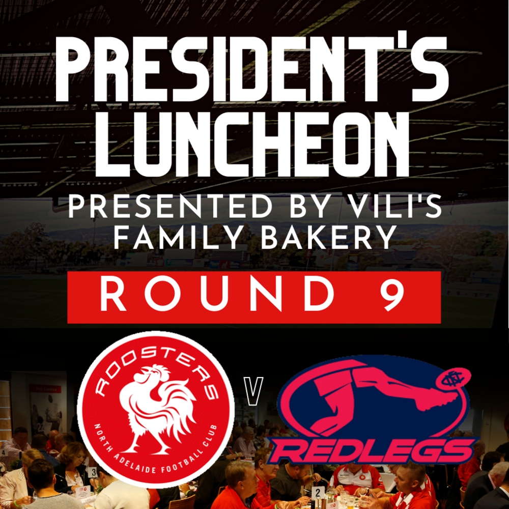 Round 9 President's Group Luncheon - v Norwood FC | VP & PG Tickets