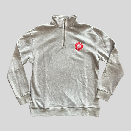 Grey Quarter Zips
