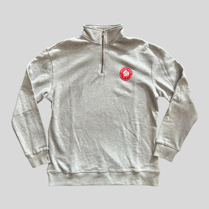 Grey Quarter Zips