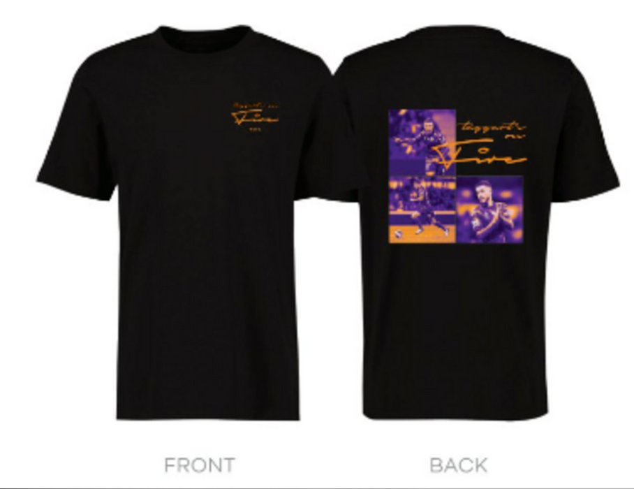PGFC Youth Supporter Tee - Taggart's on Fire Black - Perth Glory ...
