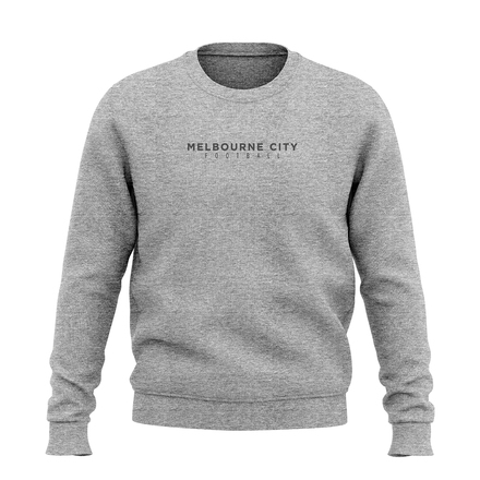 Modern Embroidery Grey Sweatshirt - Adult