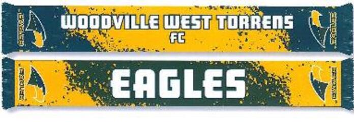 Eagles Jacquard Scarf - Showing front and back
