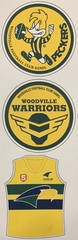 Woodville Retro sticker set