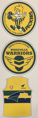 Sticker set - Woodville Retro