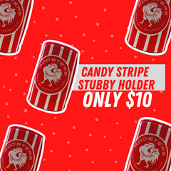 Candy Stripe Stubby Holder
