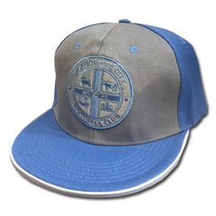Flat peak cap