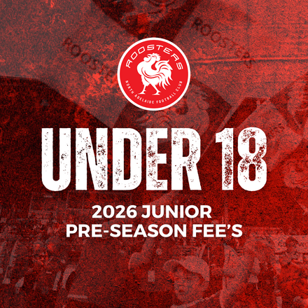 2026 U18 Pre-season Fee's