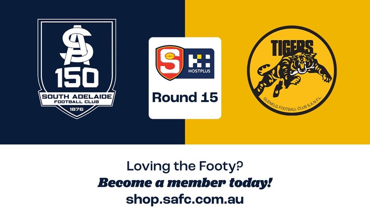 Round 15: South Adelaide FC v Glenelg FC Adult Ticket