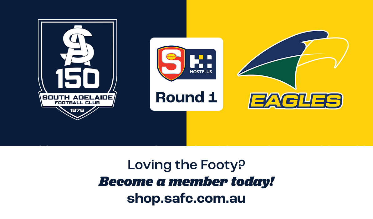 Round 1: South Adelaide FC v Woodville-West Torrens FC Adult Ticket