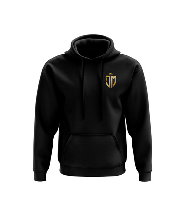 JM143 LOCKUP HOODIE - ADULT BLACK