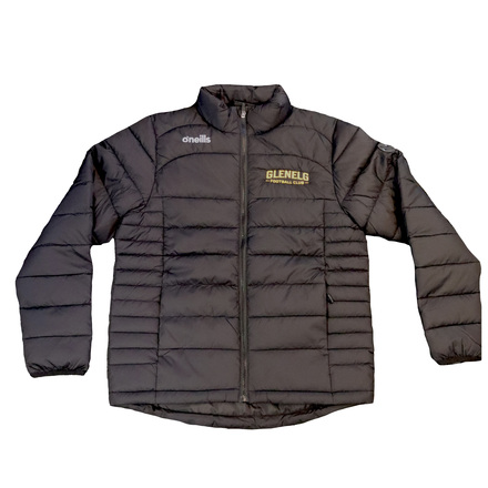 Puffer Jacket with Gold Logo