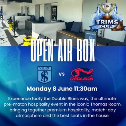 Round 9: Open Air Box - Sturt vs Norwood Monday 9 June