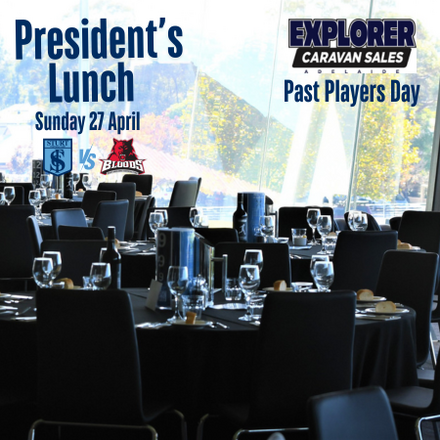 Round 4: President's Lunch Standard e-Ticket - Sturt vs West