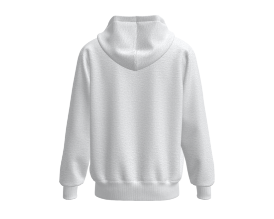 Hoodie - White Marle with Navy Legs