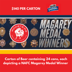 NAFC Magarey Medal Beer Carton
