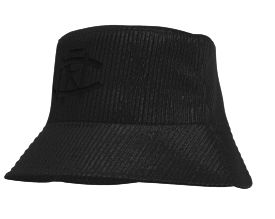 Bucket Hat - Cord Black on Black
