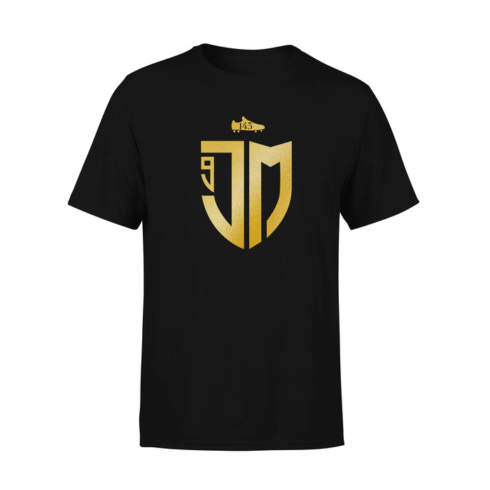 JM143 LOGO T-SHIRT - ADULT BLACK