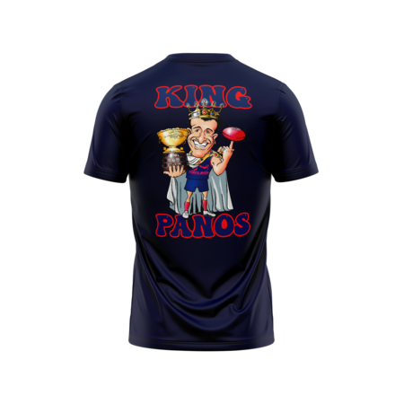 King Panos Range | Cartoon Back T-Shirt (Navy)