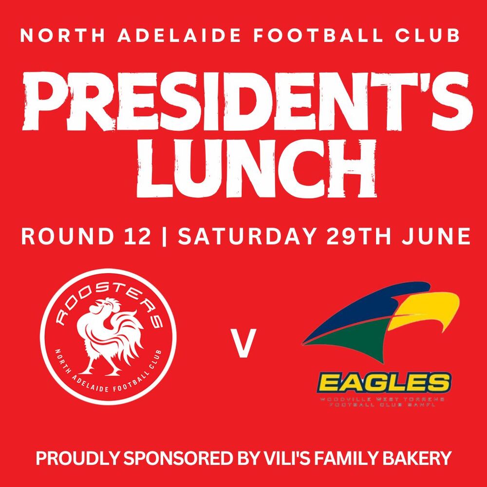 Round 12 | President's Luncheon v Eagles | VP & PG Tickets