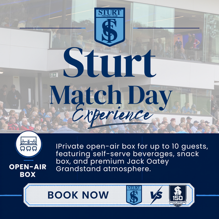 Round 17: Open-Air Box - Sturt vs South Adelaide - Saturday 8 August