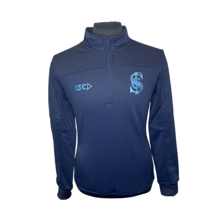 Quarter Zip Sweater - Navy