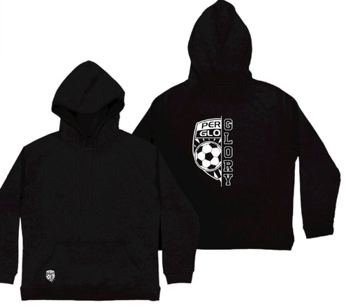 PGFC Youth Hoodie Half Logo Black
