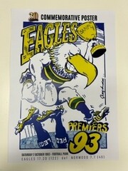 1993 Commemorative Premiership Poster