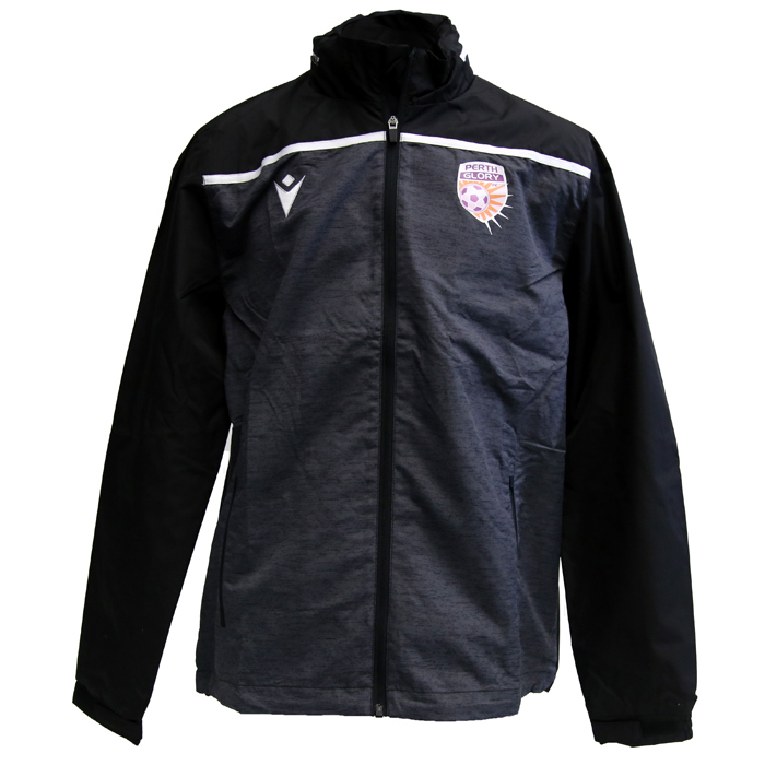 Rain Jacket (Macron) Black/Grey